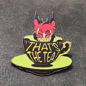 Hazbin Hotel Alastor That's The Tea Pin